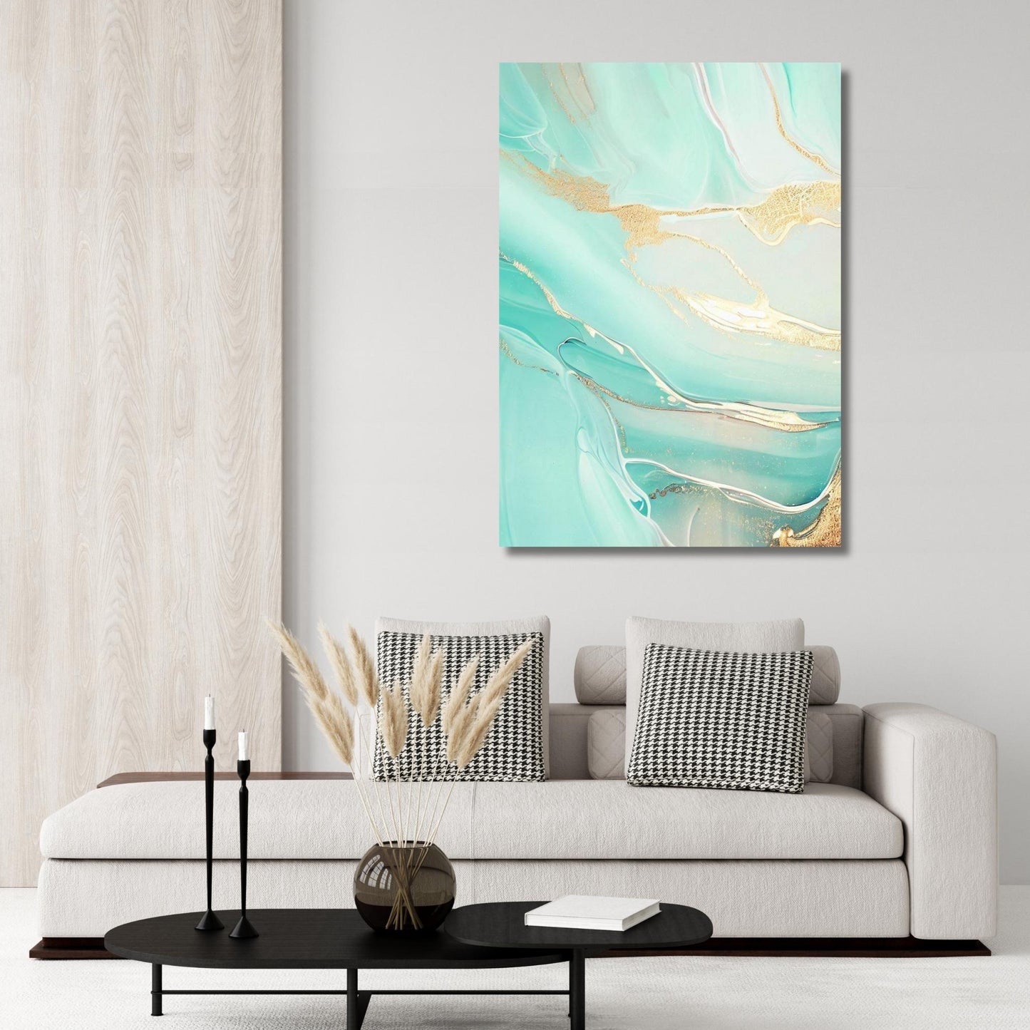 Reflections Abstract Wall Art Canvas Print