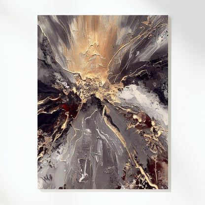 Elemental Abstract Wall Art Canvas Print