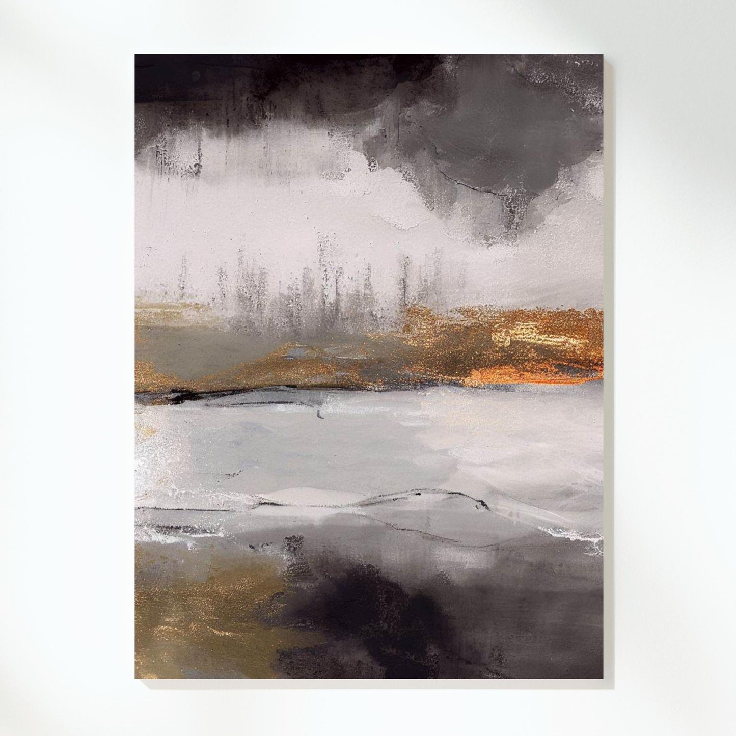 Horizon Abstract Wall Art Canvas Print