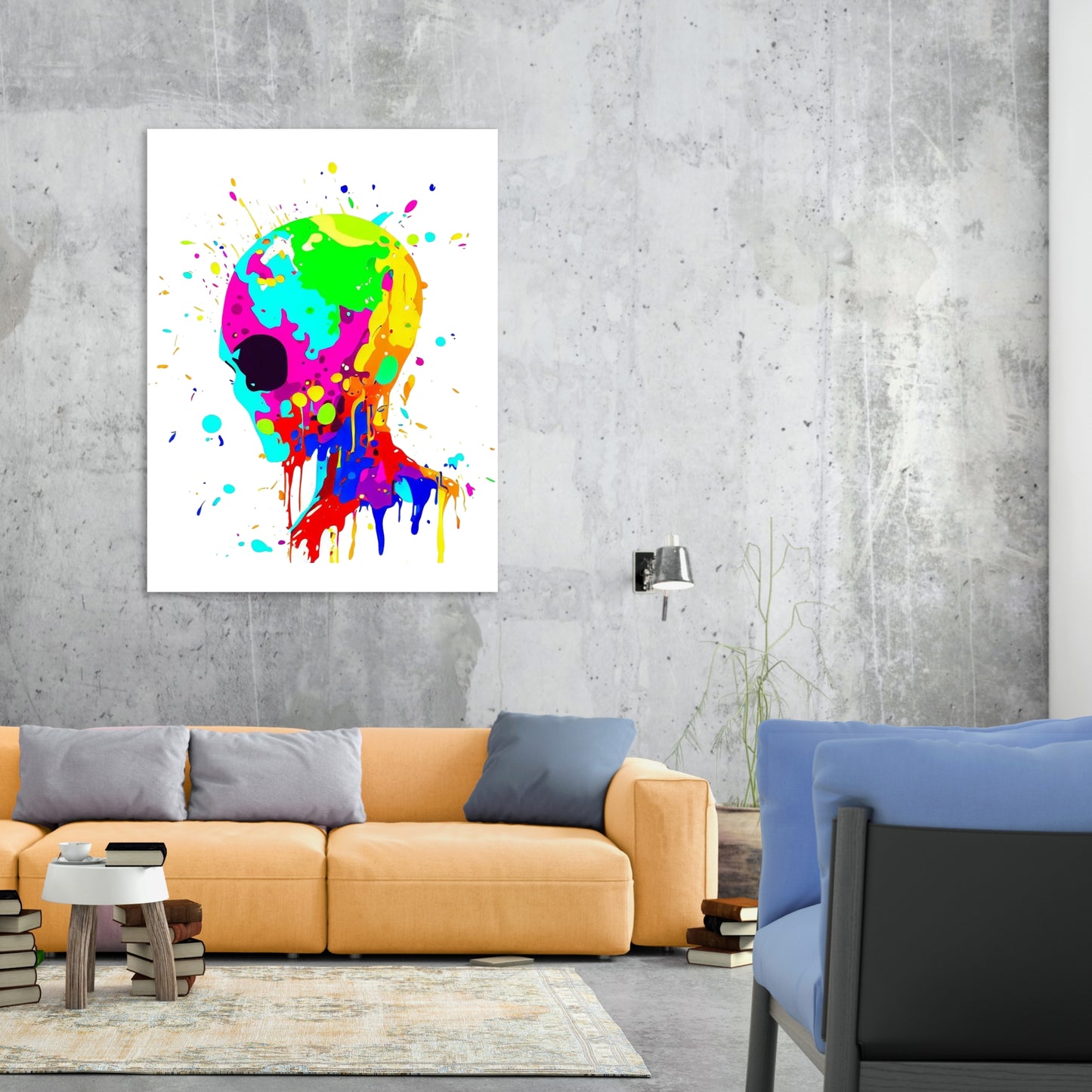 Alien Life Wall Art Canvas Print