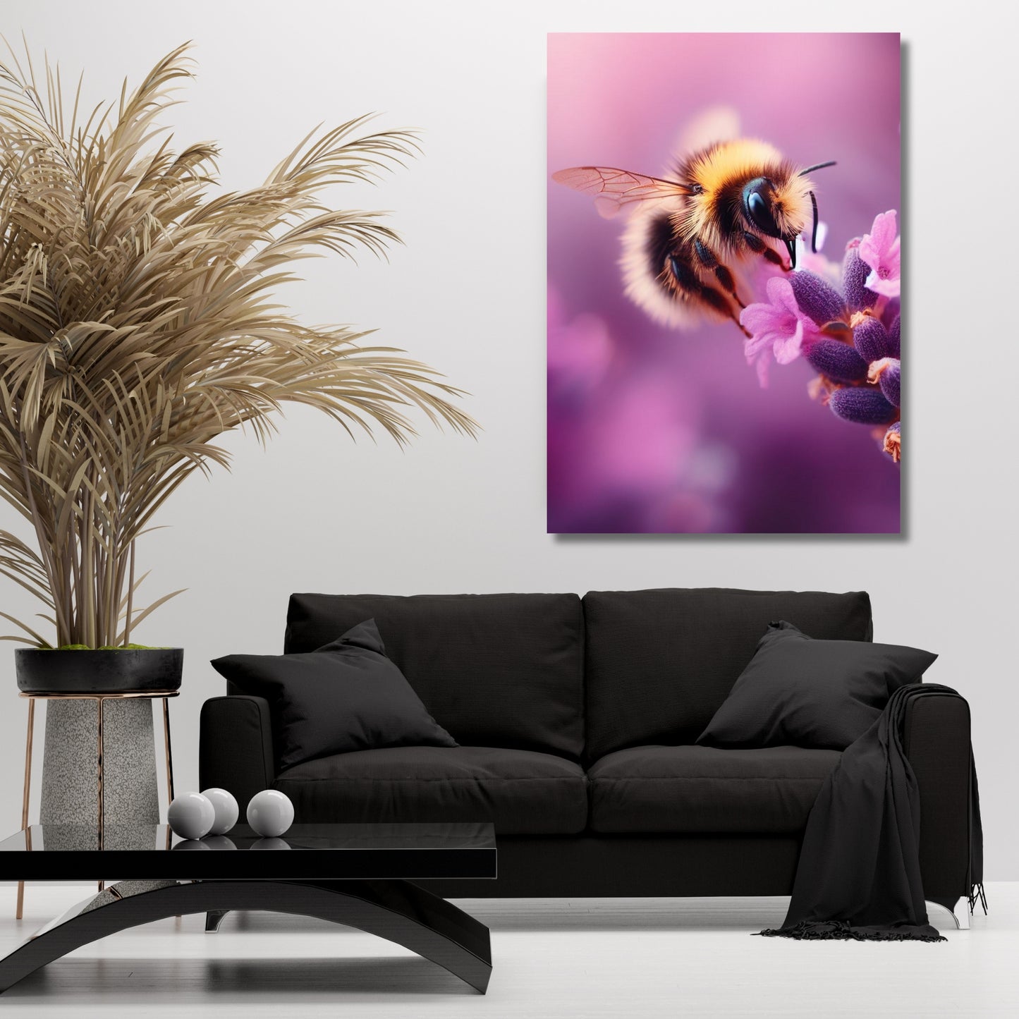 Bee Animal Kingdom Wall Art Canvas Print