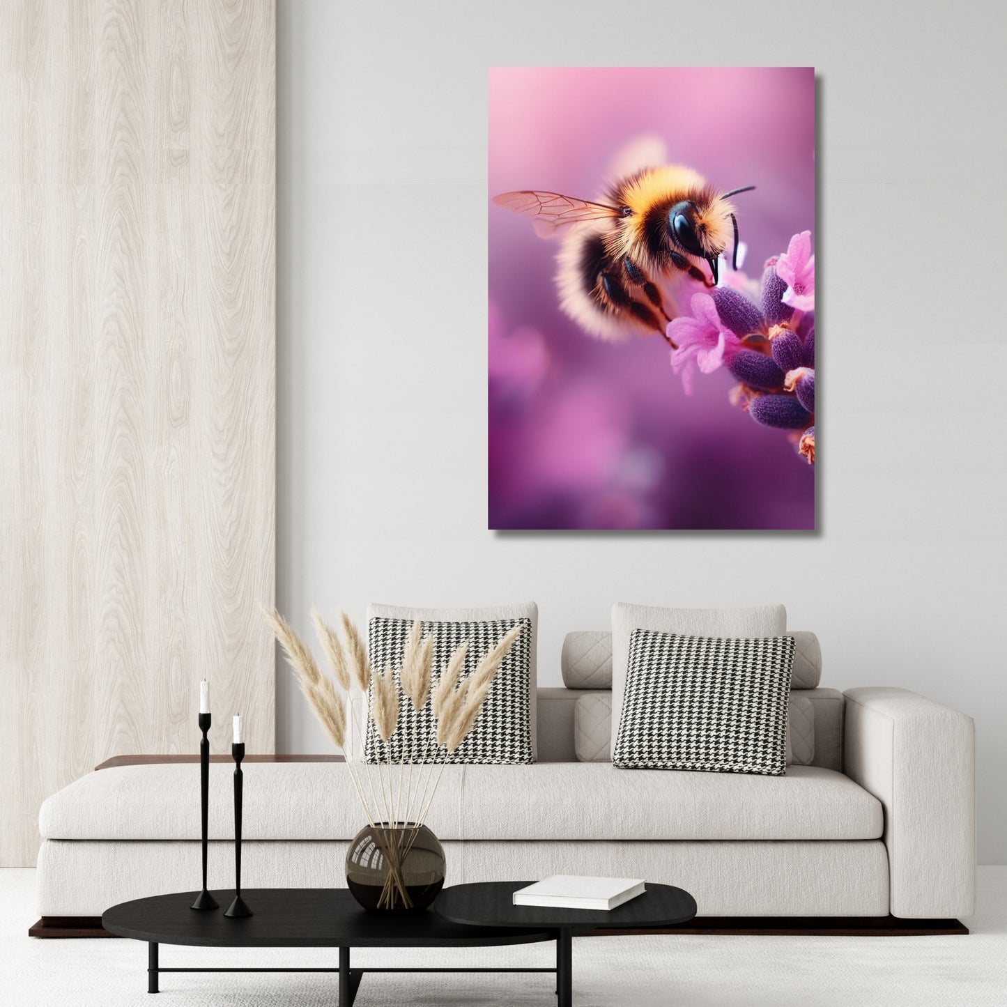 Bee Animal Kingdom Wall Art Canvas Print