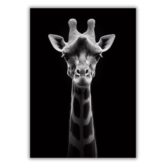 Giraffe Animal Kingdom Wall Art Canvas Print