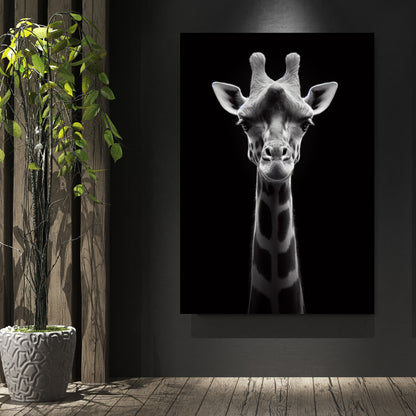 Giraffe Animal Kingdom Wall Art Canvas Print