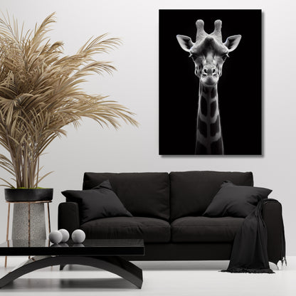 Giraffe Animal Kingdom Wall Art Canvas Print