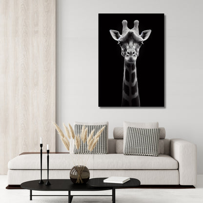 Giraffe Animal Kingdom Wall Art Canvas Print