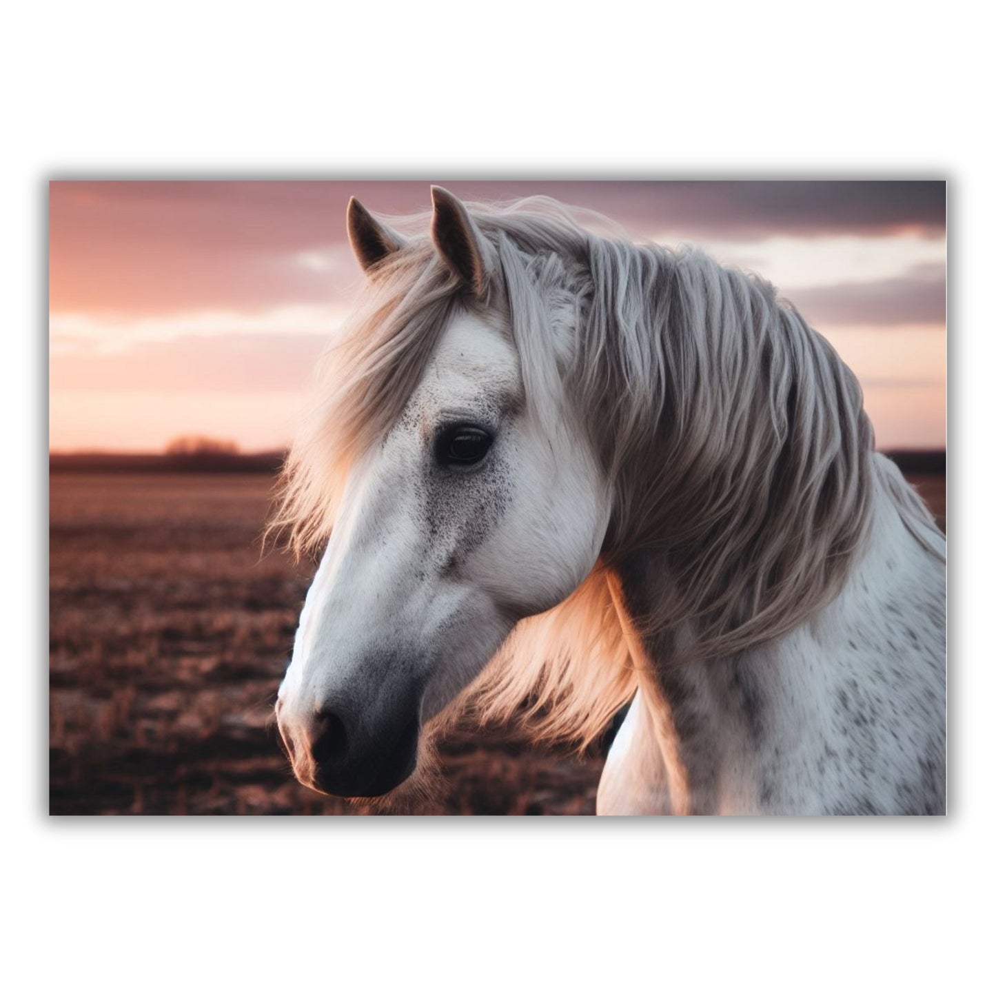 Horse Beauty Animal Kingdom Wall Art Canvas Print