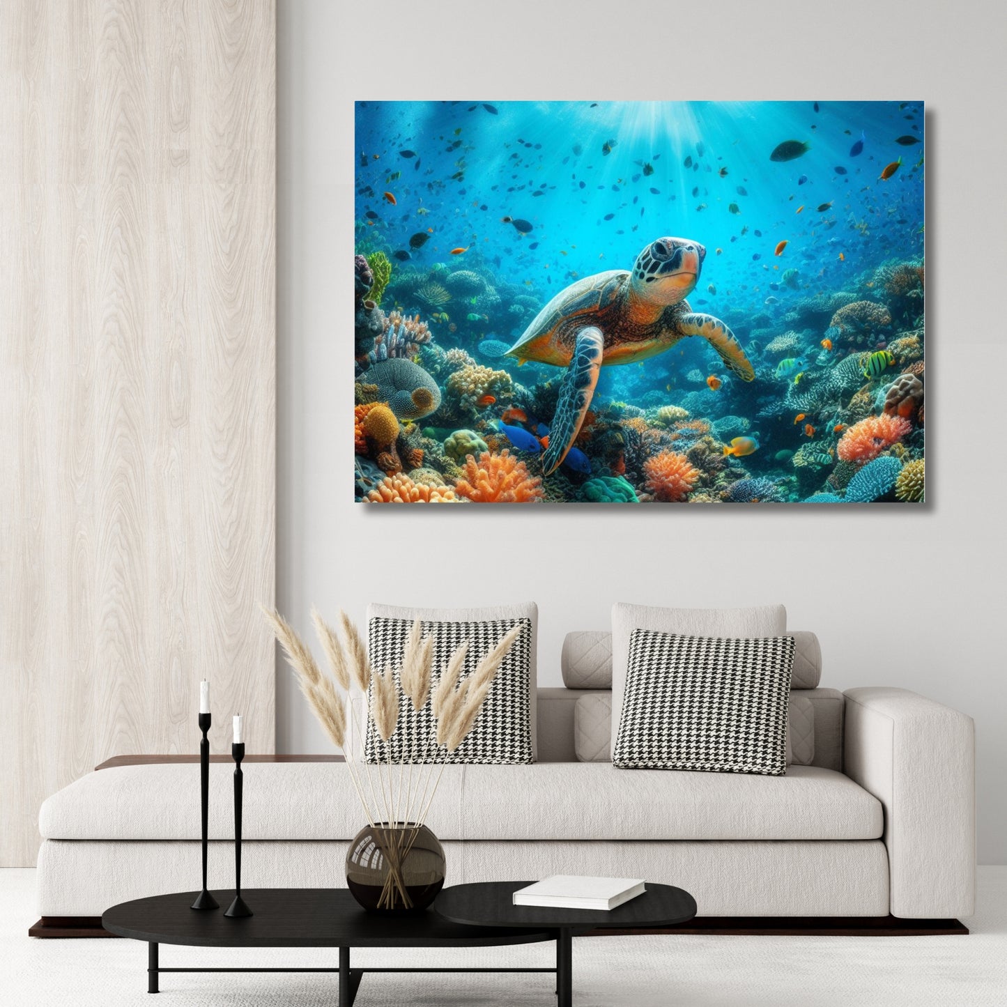 Turtle Reef Animal Kingdom Wall Art Canvas Print