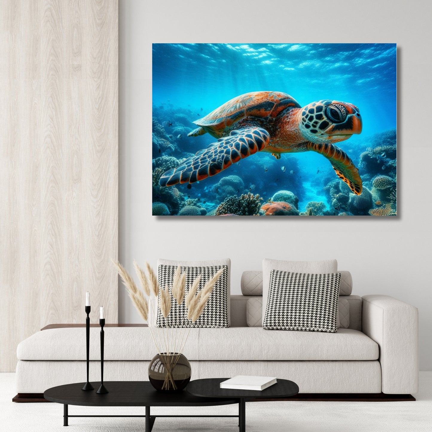 Sea Turtle Animal Kingdom Wall Art Canvas Print