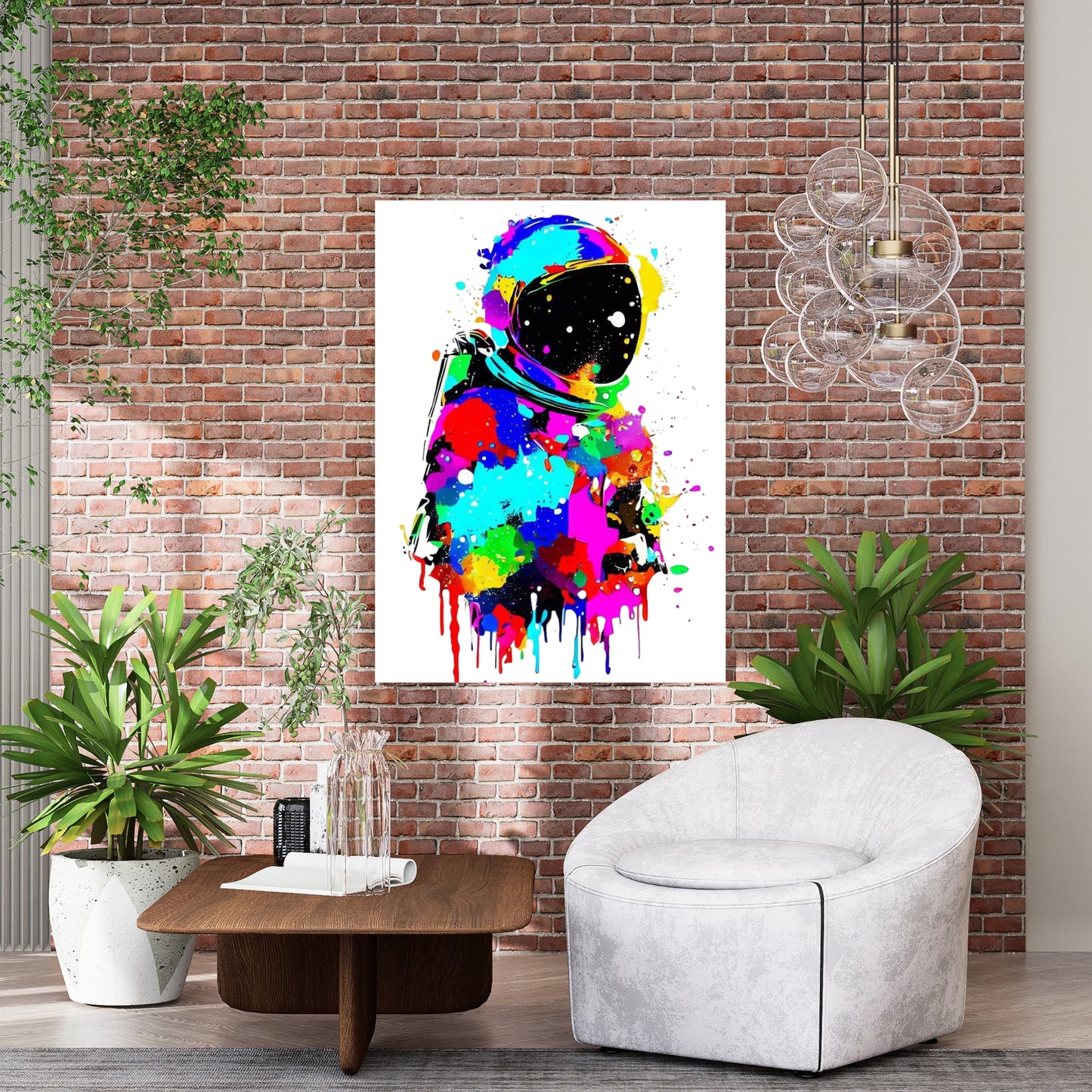 The Astronaut Wall Art Canvas Print