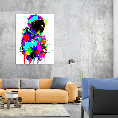 The Astronaut Wall Art Canvas Print