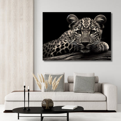 Beautiful Leopard Animal Kingdom Wall Art Canvas Print