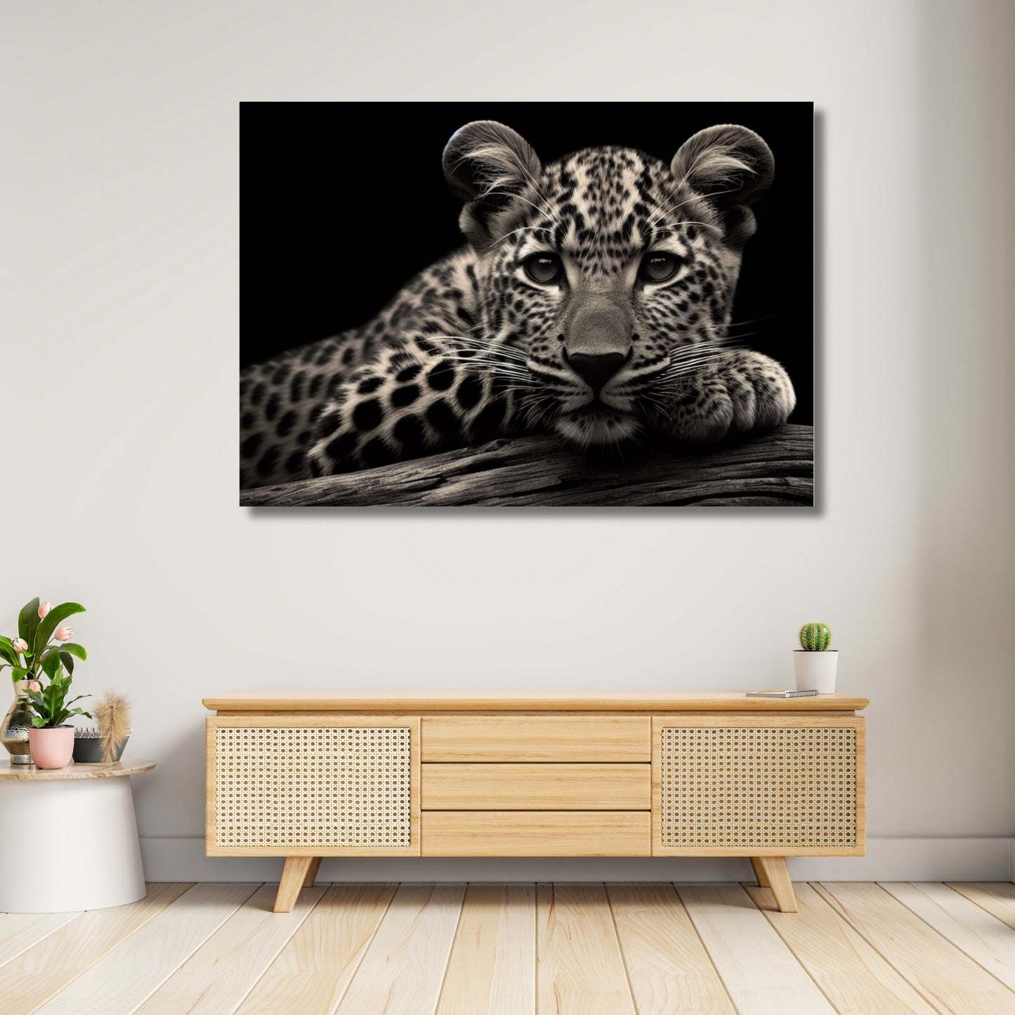 Beautiful Leopard Animal Kingdom Wall Art Canvas Print