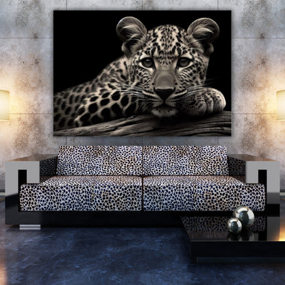 Beautiful Leopard Animal Kingdom Wall Art Canvas Print