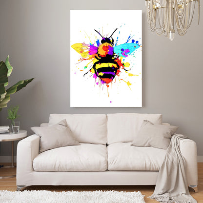 Bee Wall Art Canvas Print