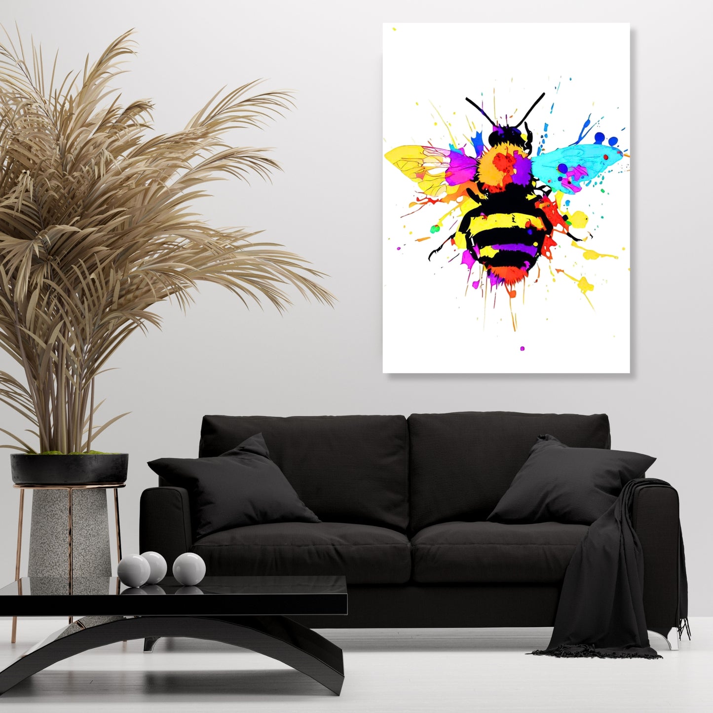 Bee Wall Art Canvas Print