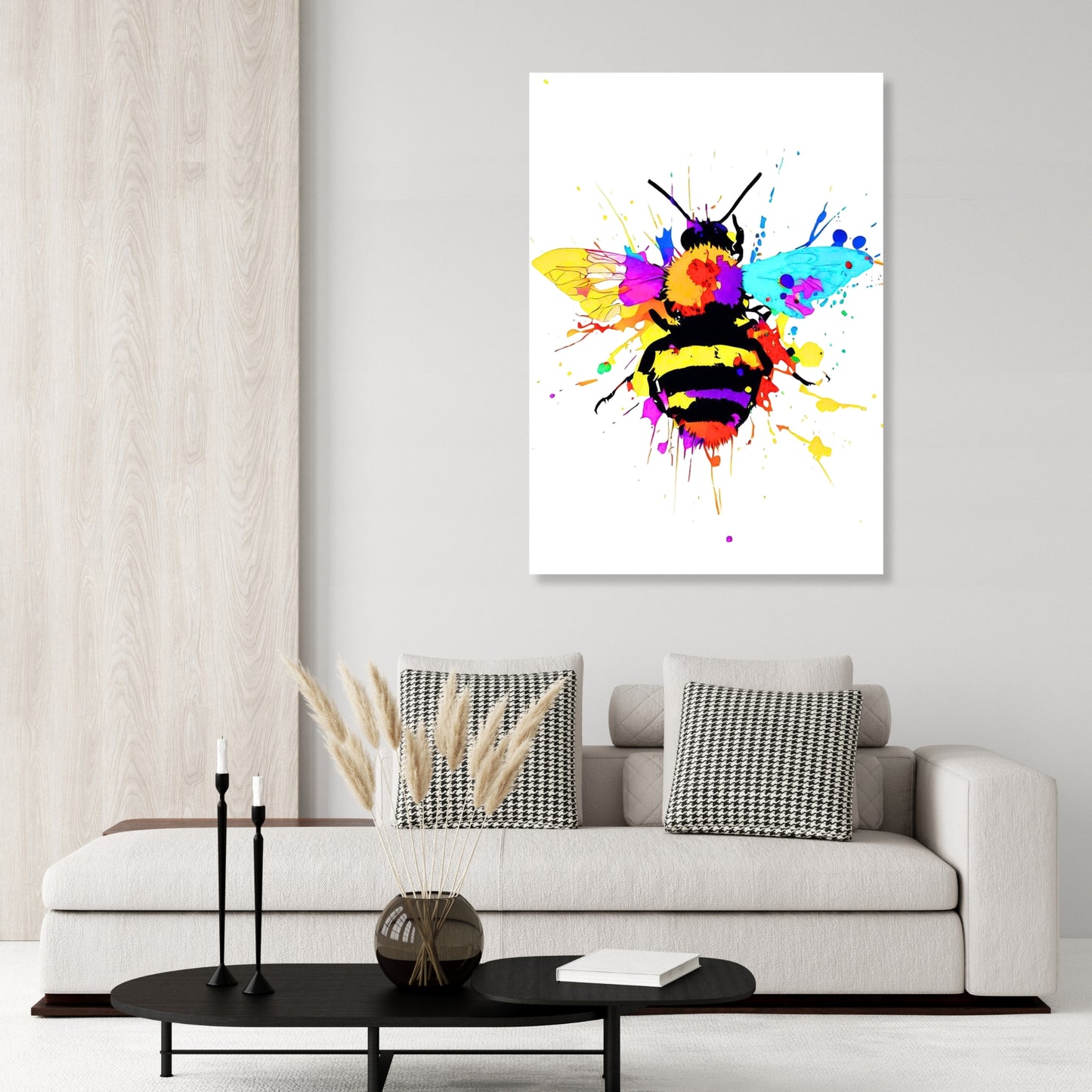 Bee Wall Art Canvas Print