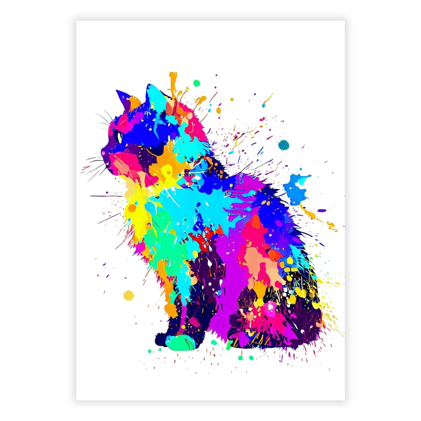 Cat Wall Art Canvas Print