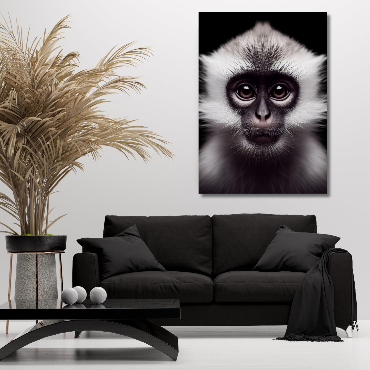 Cheeky Monkey Animal Kingdom Wall Art Canvas Print