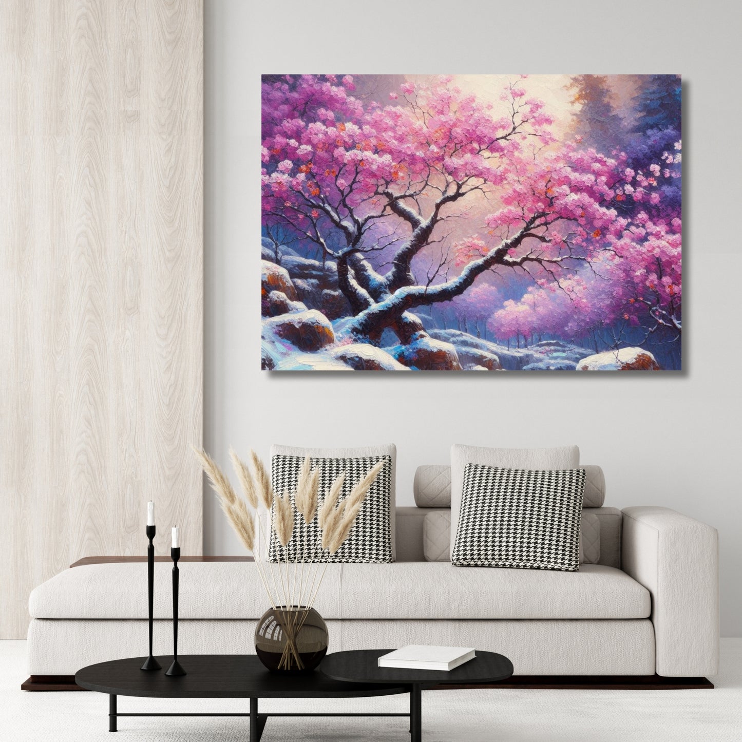 Cherry Blossom Wall Art Canvas Print