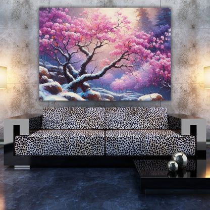 Cherry Blossom Wall Art Canvas Print