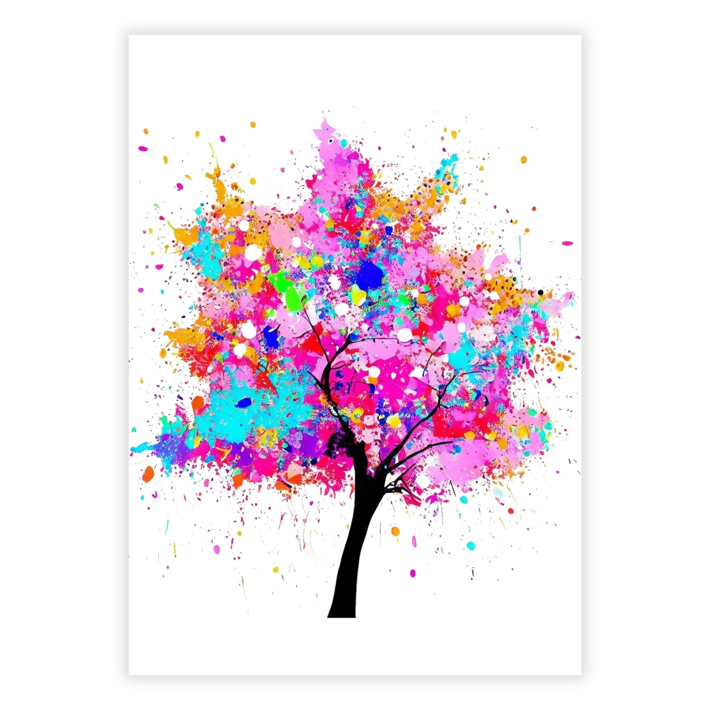 Cherry Blossom Tree Wall Art Canvas Print