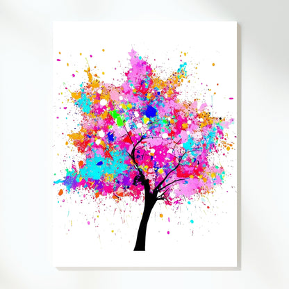 Cherry Blossom Tree Wall Art Canvas Print