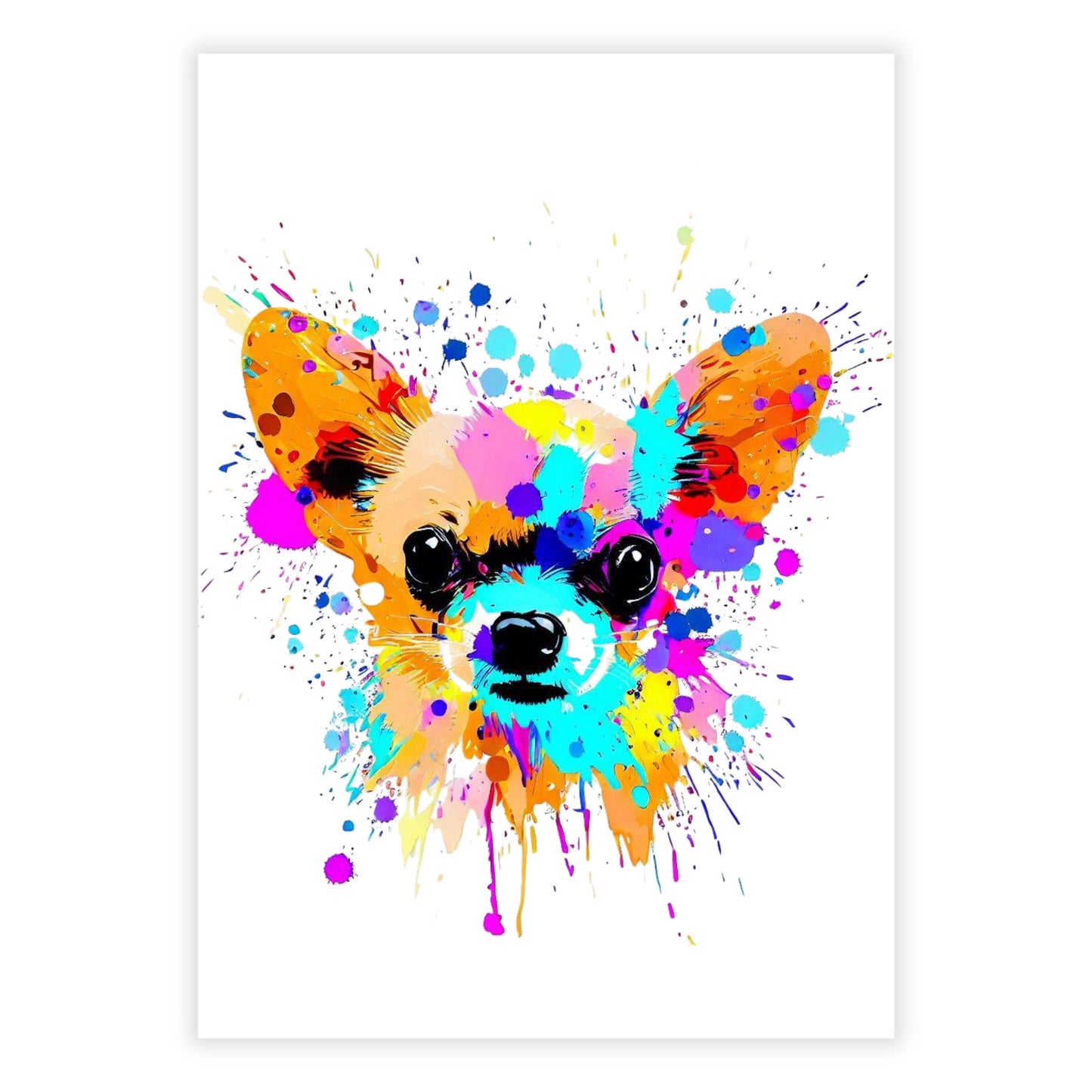 Chihuahua Wall Art Canvas Print