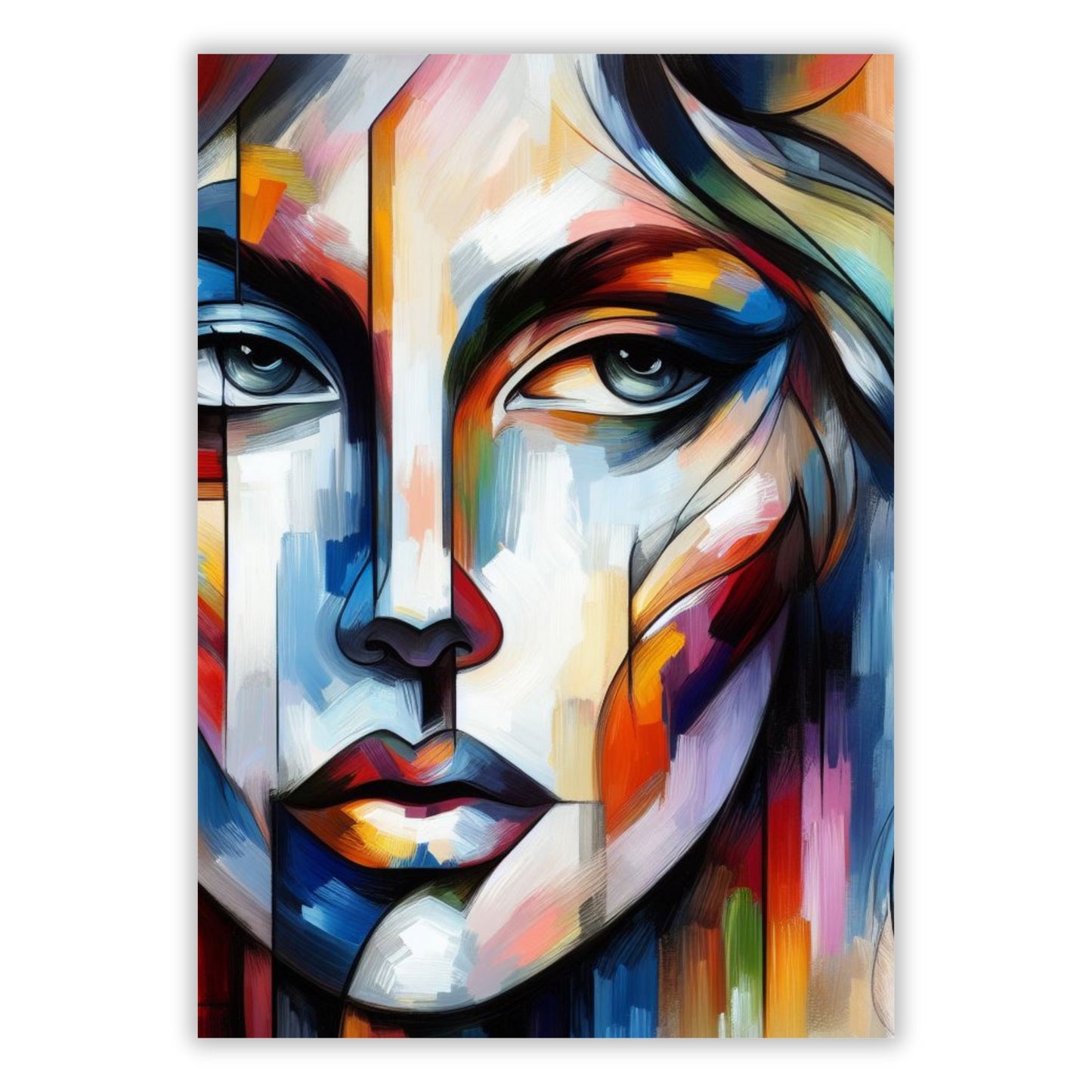 Abstract Femme Wall Art Canvas Print