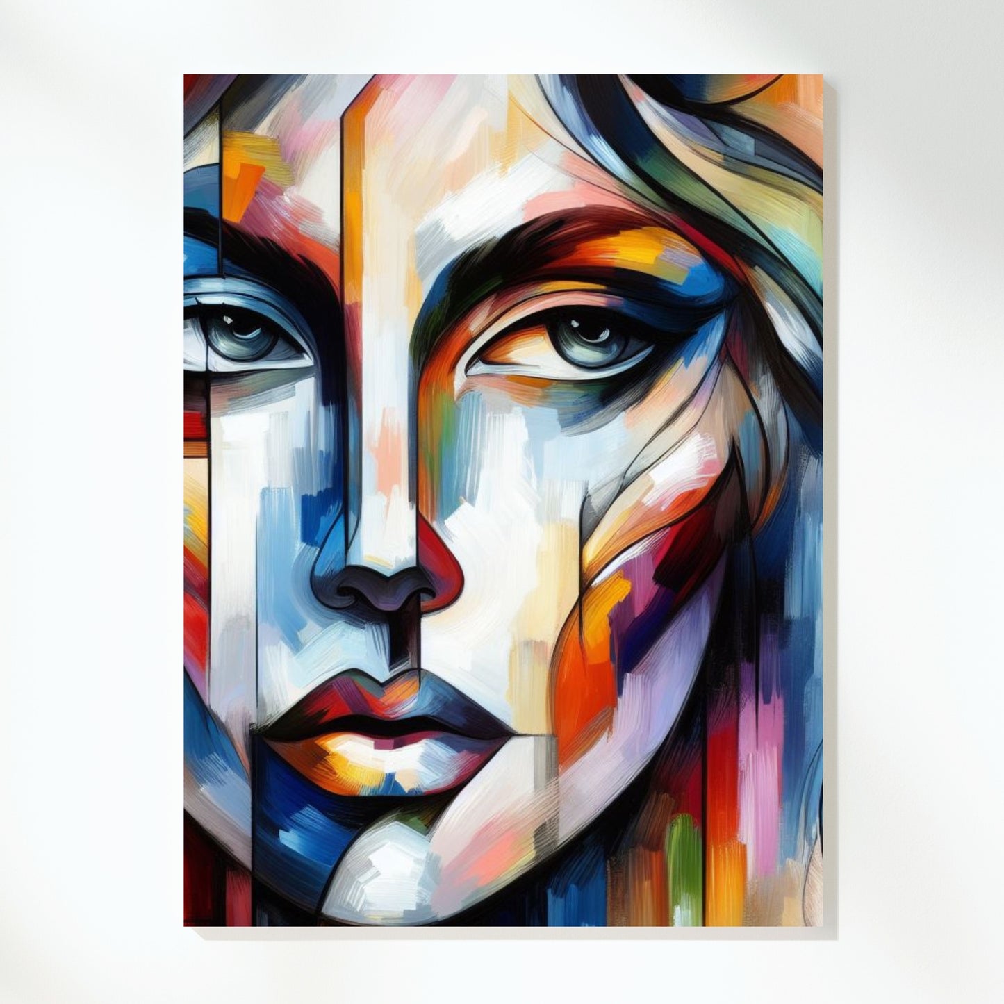 Abstract Femme Wall Art Canvas Print