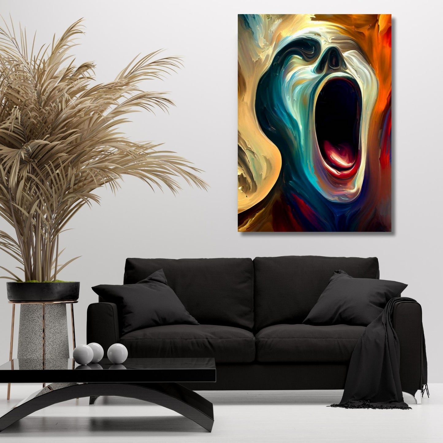 Darkness Wall Art Canvas Print