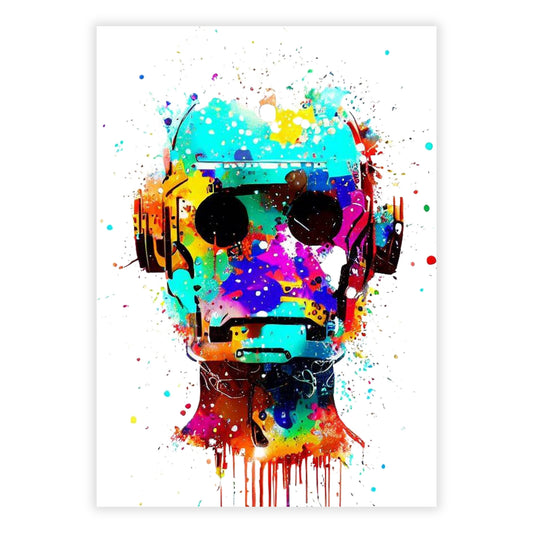 Cyborg Wall Art Canvas Print