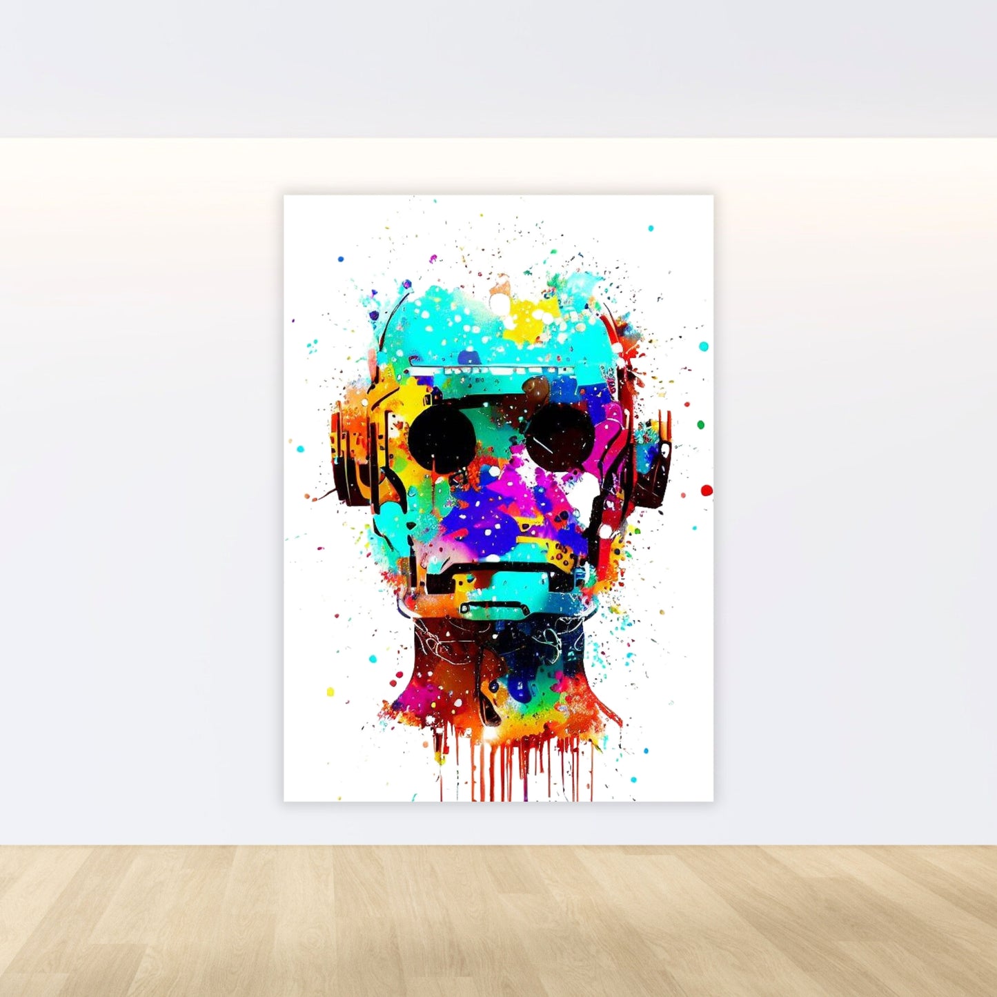 Cyborg Wall Art Canvas Print