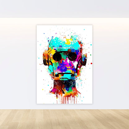 Cyborg Wall Art Canvas Print