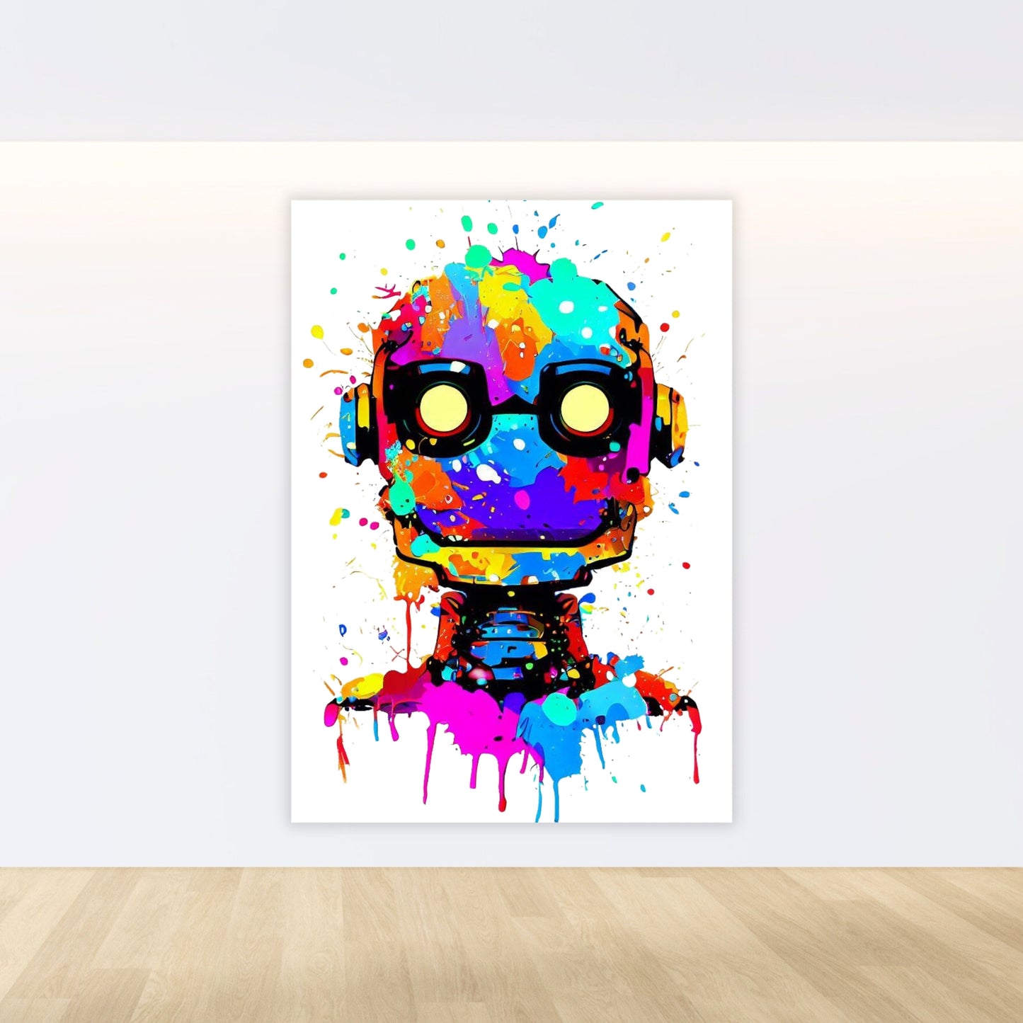 Cyborg Princess Wall Art Canvas Print