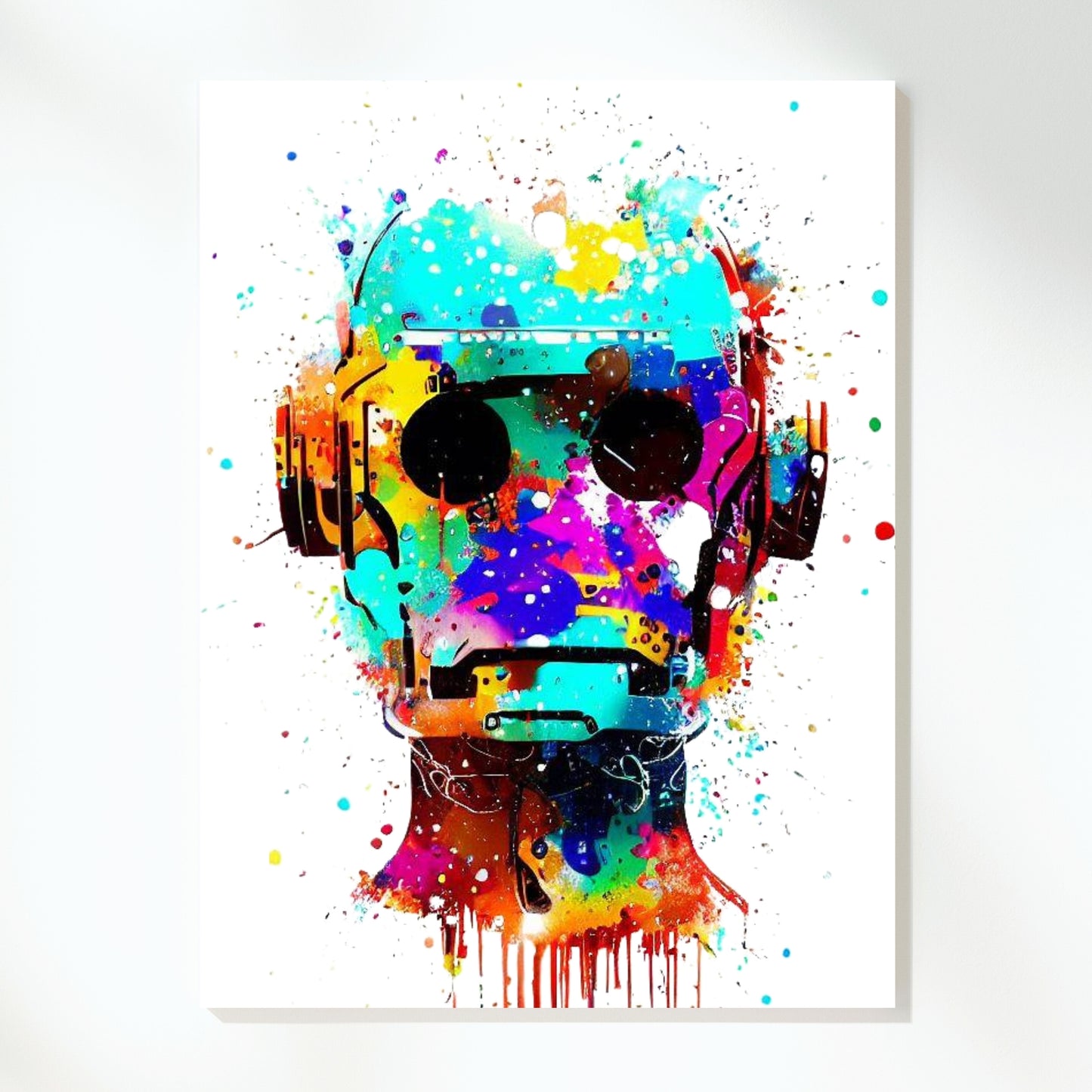 Cyborg Wall Art Canvas Print