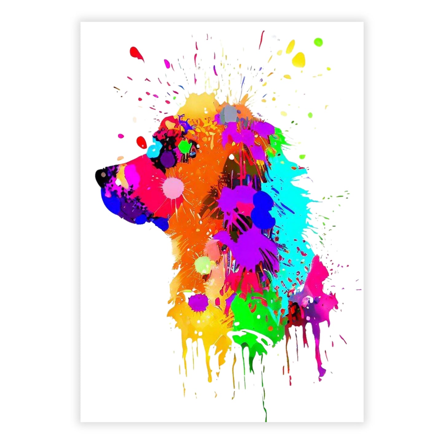 Dog Wall Art Canvas Print