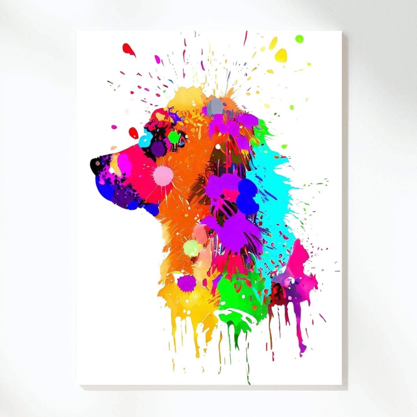 Dog Wall Art Canvas Print