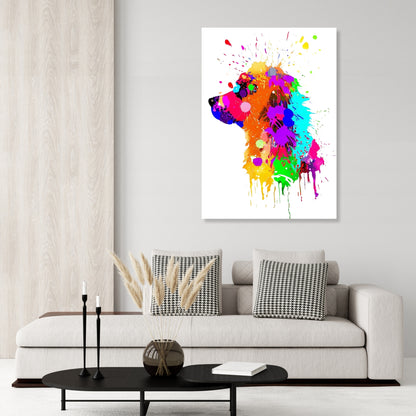 Dog Wall Art Canvas Print