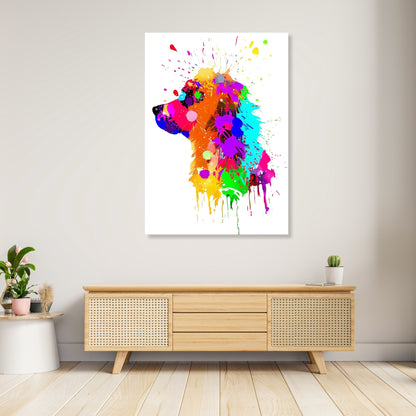 Dog Wall Art Canvas Print