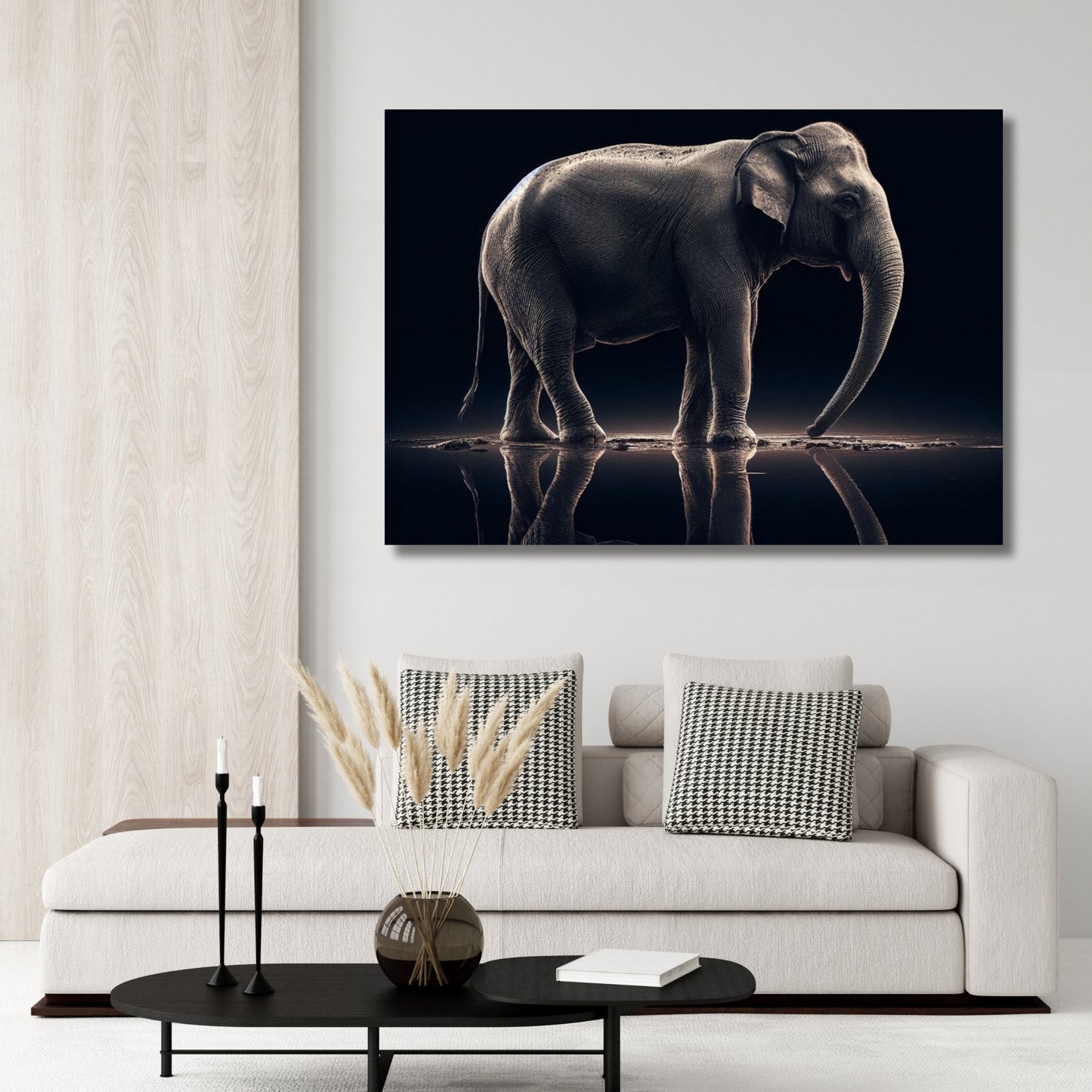 Majestic Elephant Animal Kingdom Wall Art Canvas Print