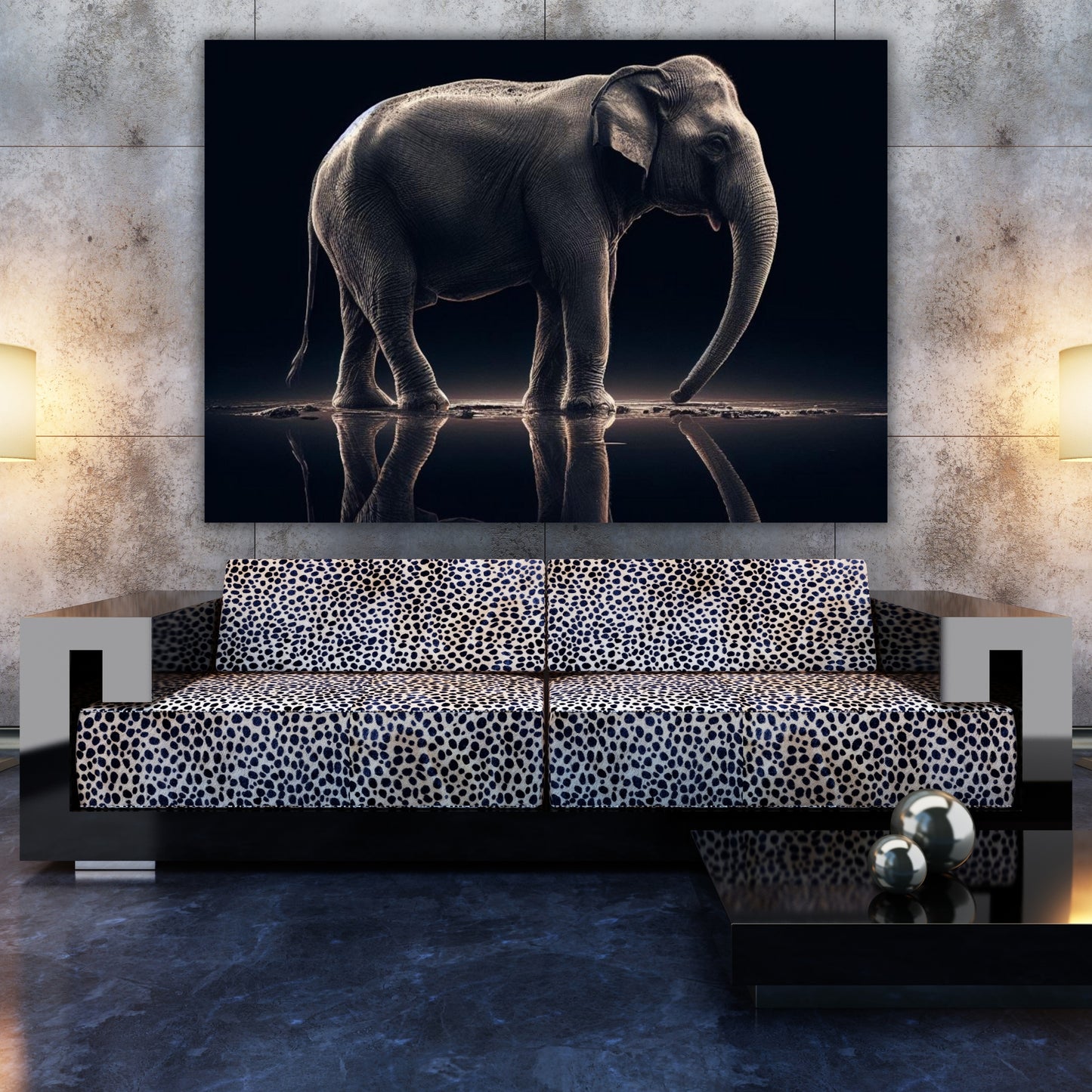 Majestic Elephant Animal Kingdom Wall Art Canvas Print