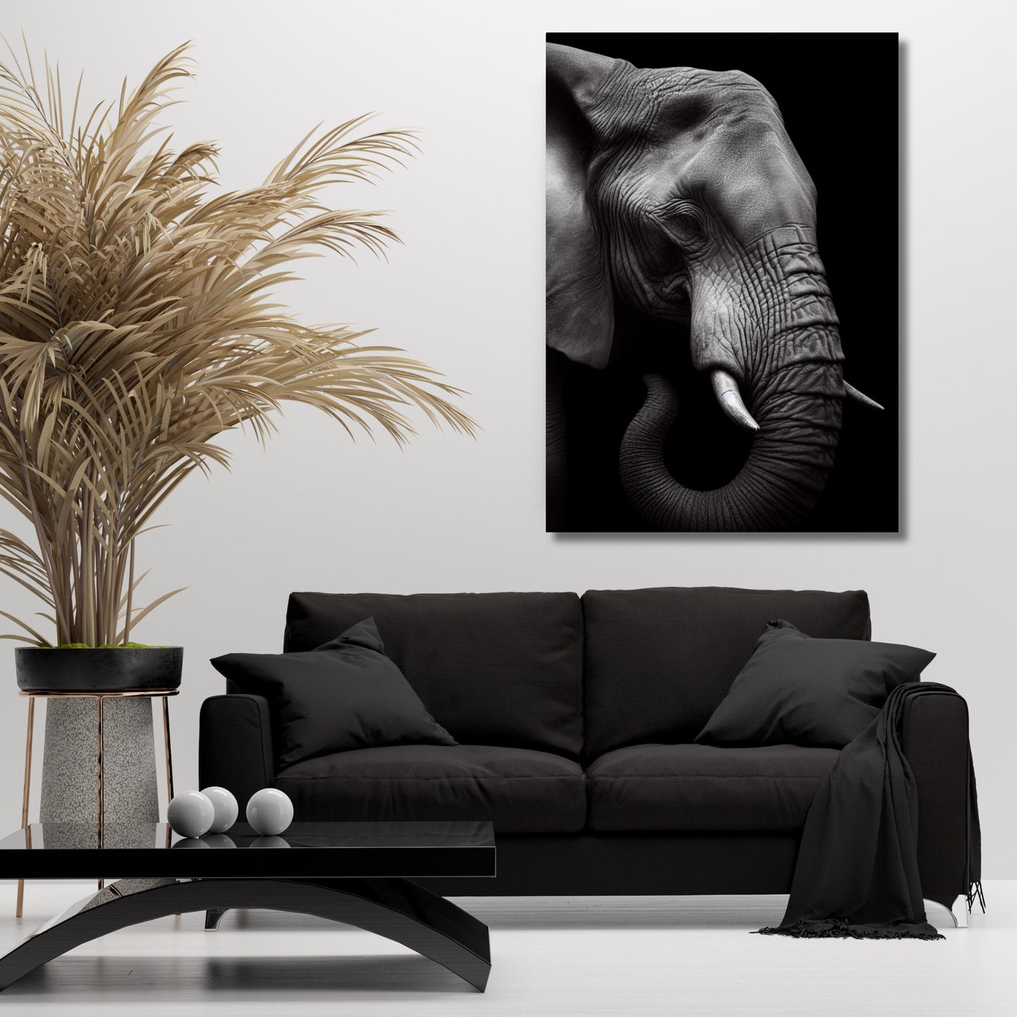 Elephant Animal Kingdom Wall Art Canvas Print