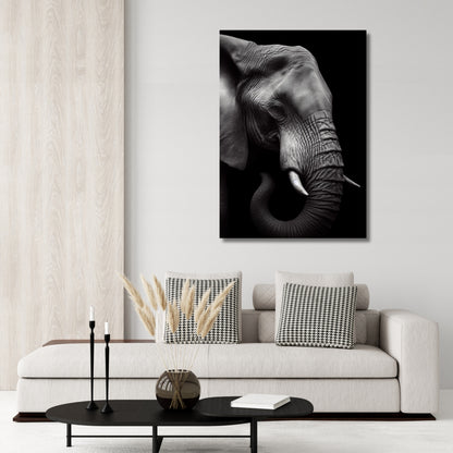 Elephant Animal Kingdom Wall Art Canvas Print