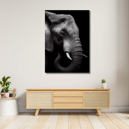 Elephant Animal Kingdom Wall Art Canvas Print