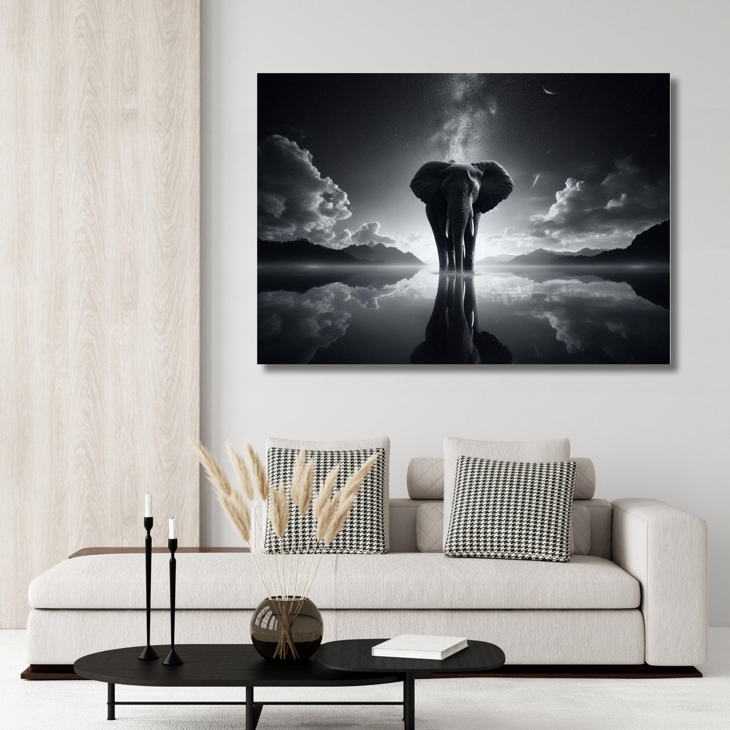 Elephant's Kingdom Animal Kingdom Wall Art Canvas Print