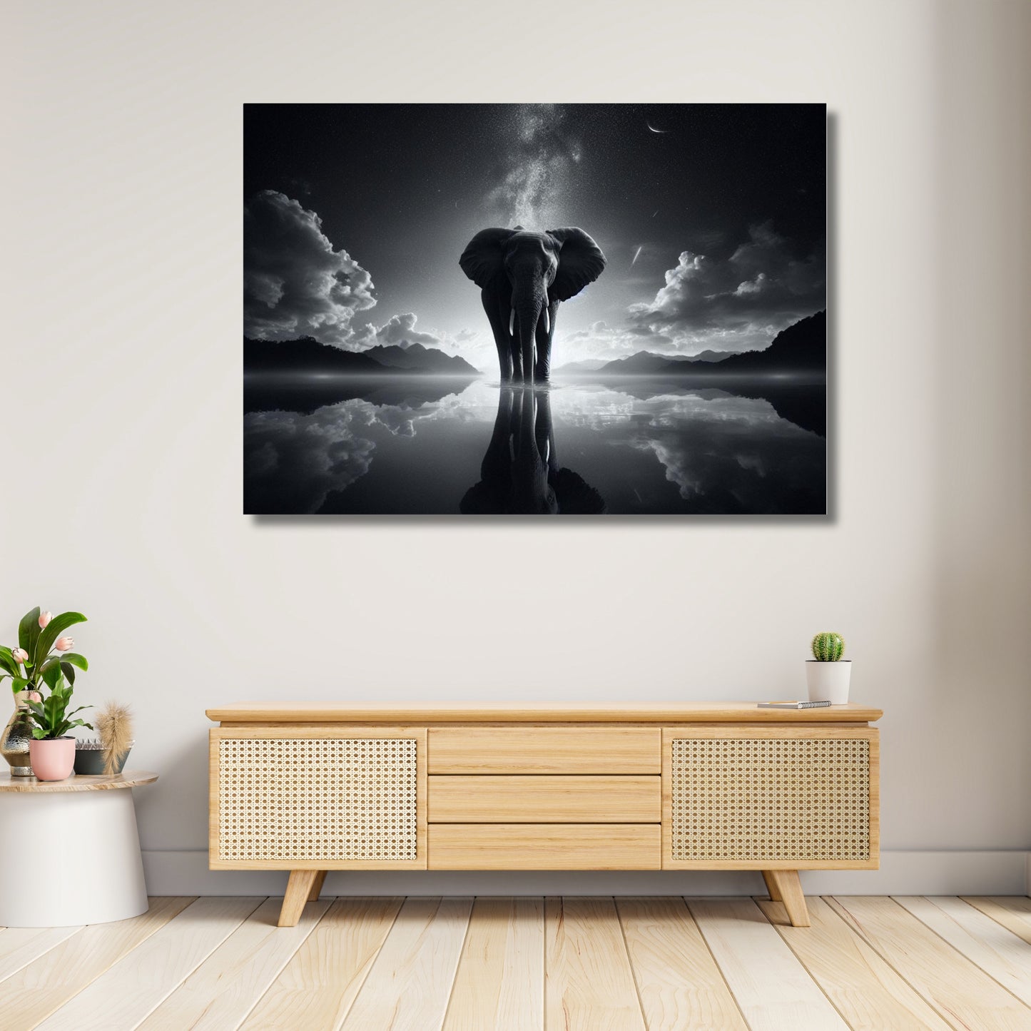 Elephant's Kingdom Animal Kingdom Wall Art Canvas Print