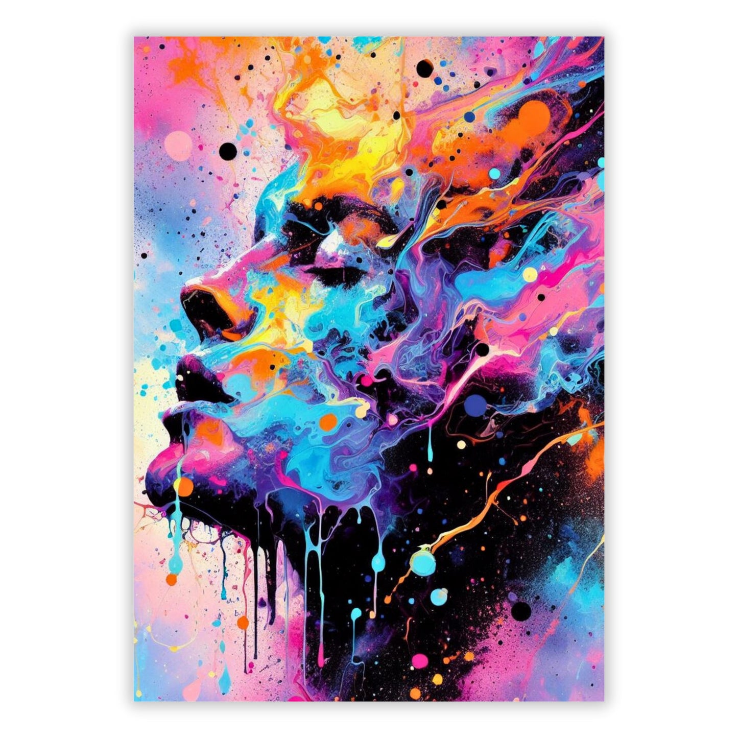 Exhale Wall Art Canvas Print