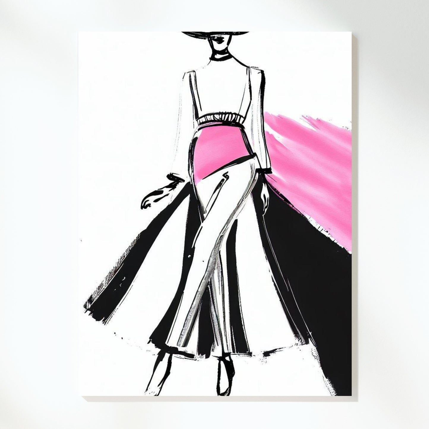 Runway Couture Wall Art Canvas Print