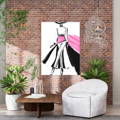 Runway Couture Wall Art Canvas Print